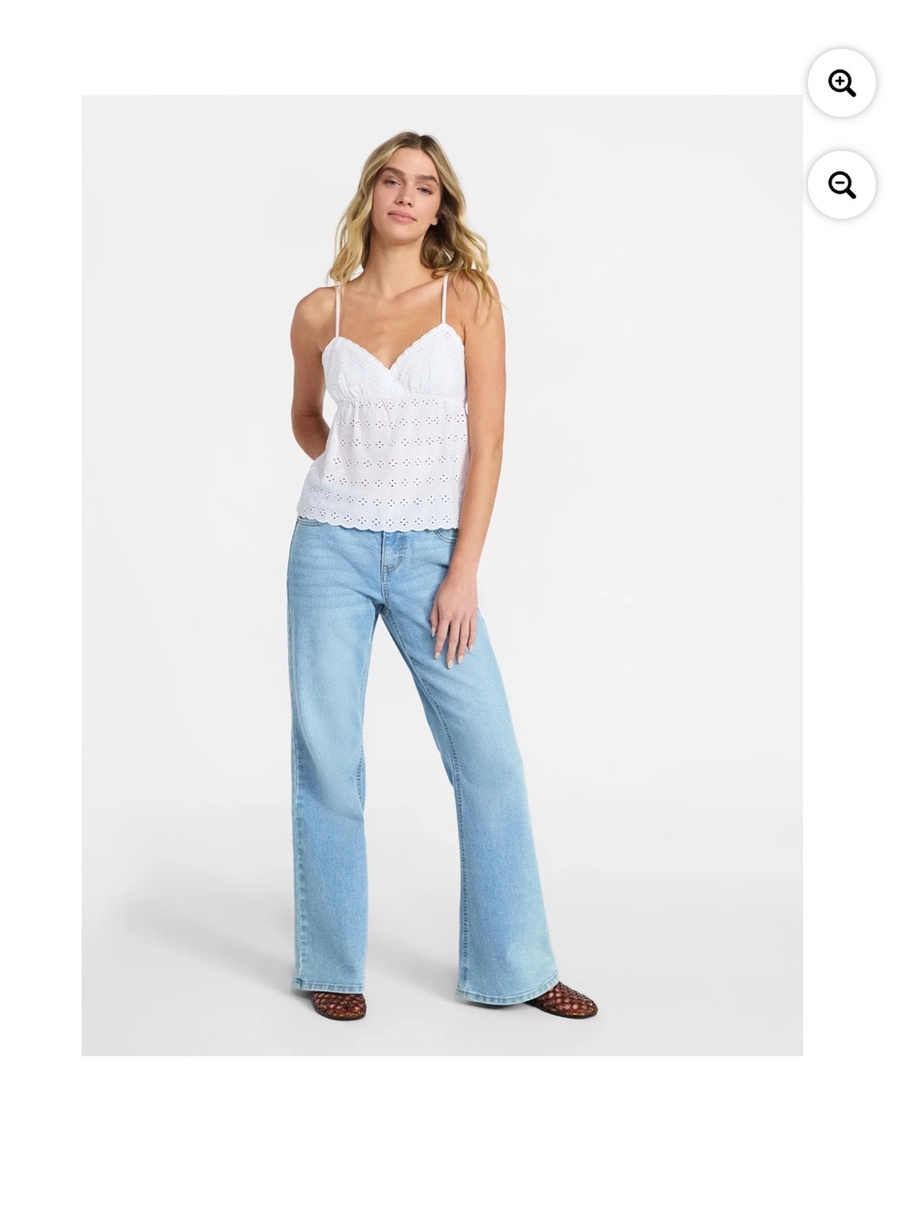 Light Blue Women's Flared Jeans